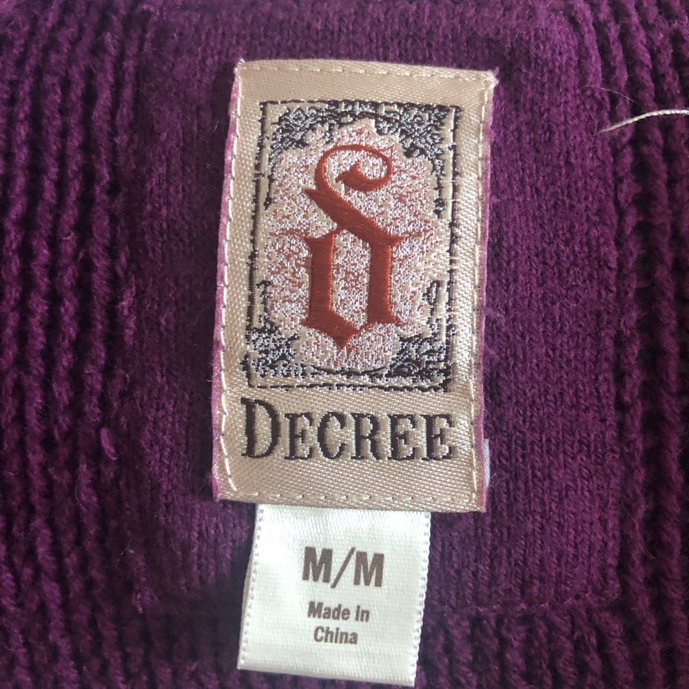 Purple sweater